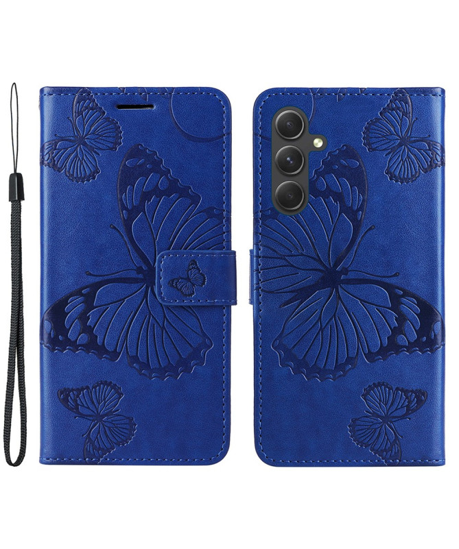Housse Samsung Galaxy A55 5G Papillons fonction support