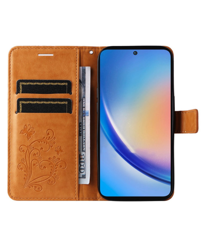 Housse Samsung Galaxy A55 5G Papillons fonction support