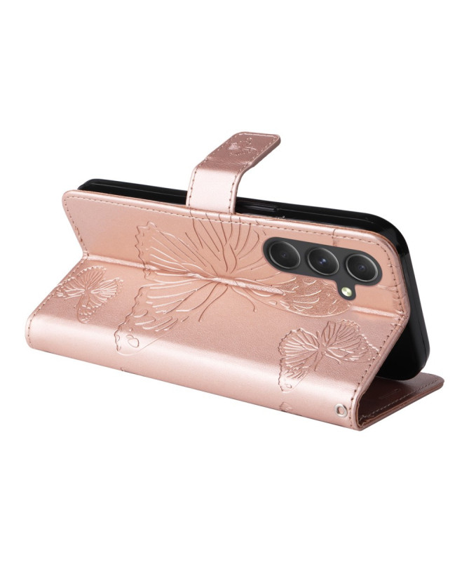 Housse Samsung Galaxy A55 5G Papillons fonction support