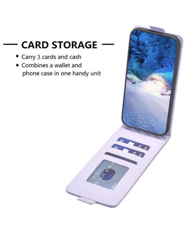 Housse Samsung Galaxy A55 5G Matelassée Rabat Vertical