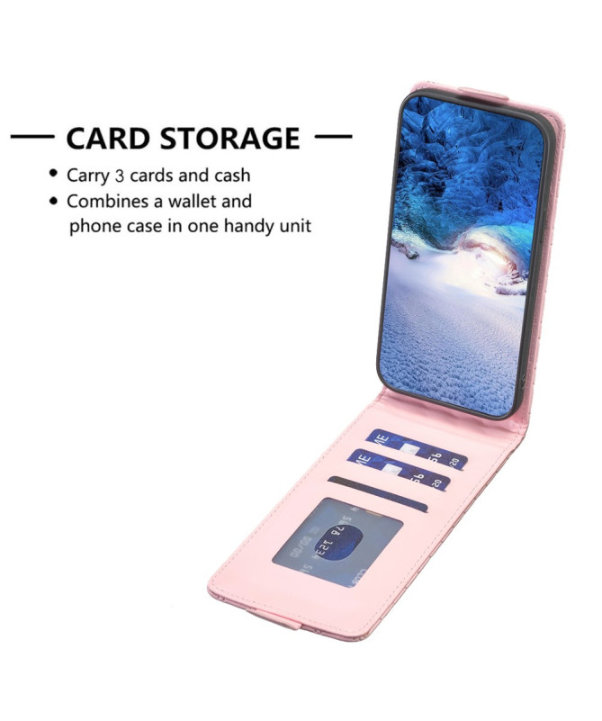 Housse Samsung Galaxy A55 5G Matelassée Rabat Vertical