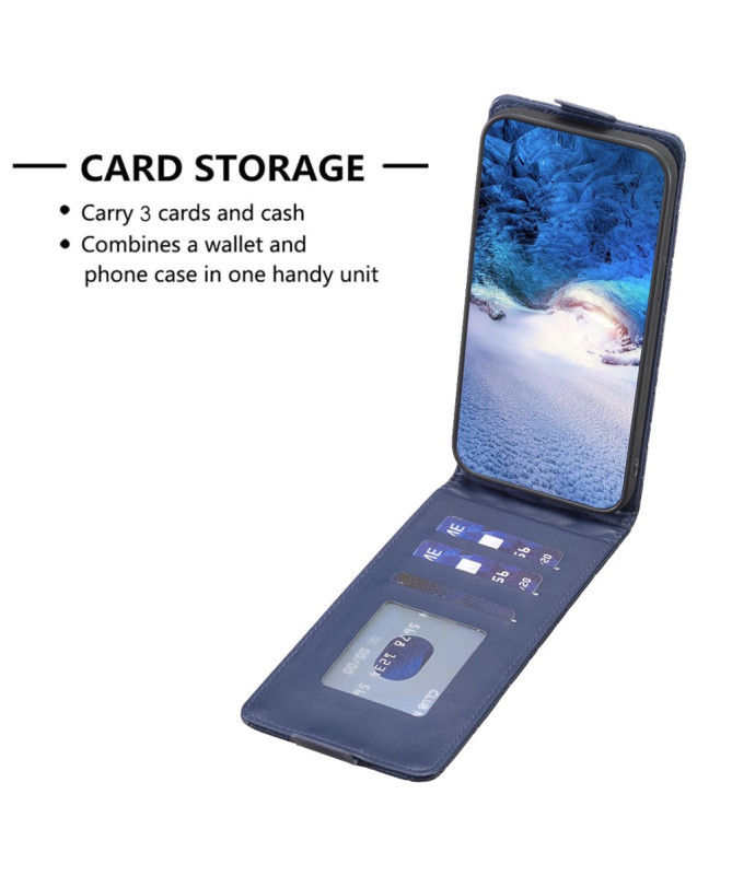 Housse Samsung Galaxy A55 5G Matelassée Rabat Vertical