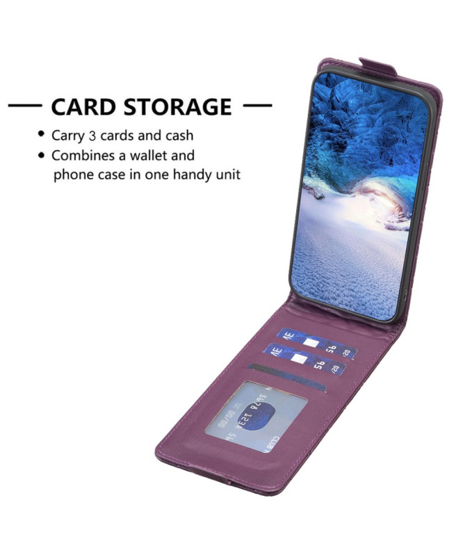 Housse Samsung Galaxy A55 5G Matelassée Rabat Vertical