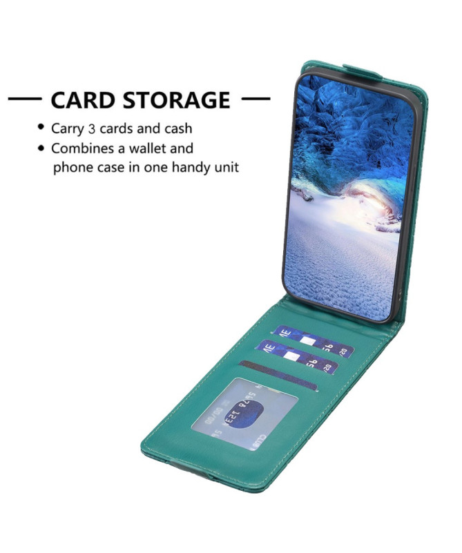 Housse Samsung Galaxy A55 5G Matelassée Rabat Vertical