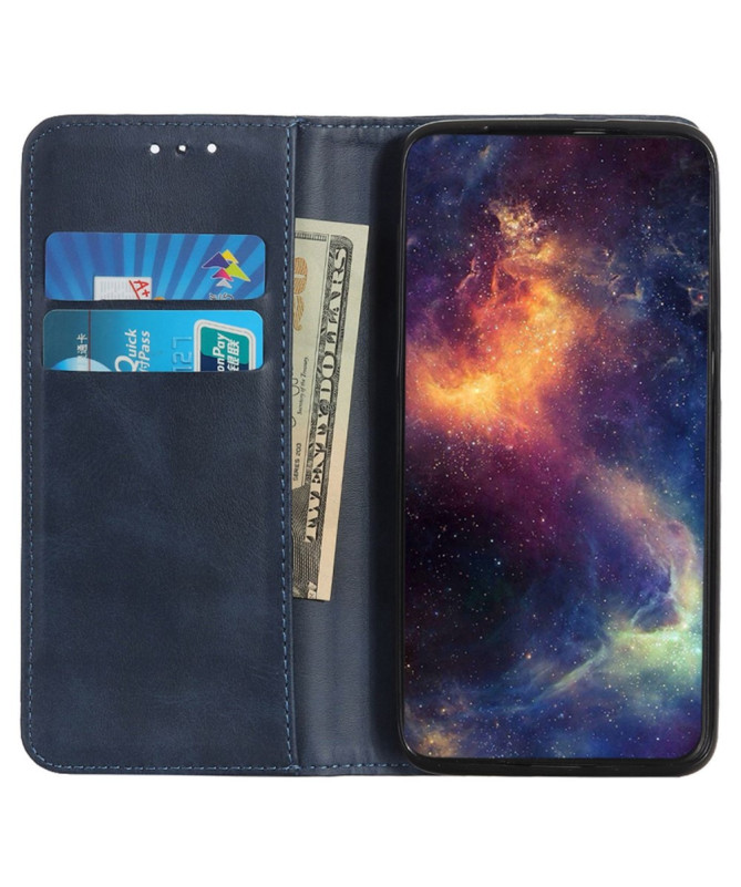 Housse Samsung Galaxy A55 5G Simone Flip simili cuir vieilli
