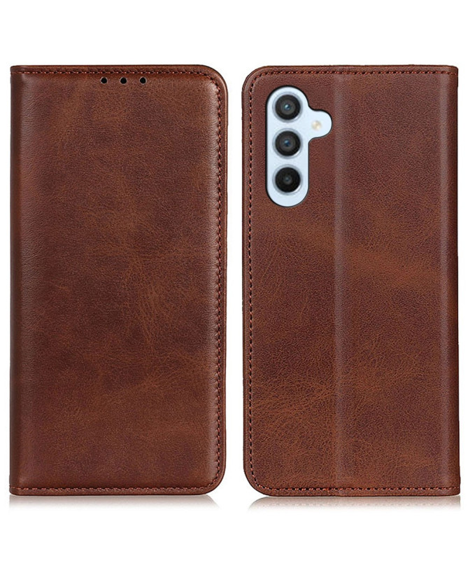 Housse Samsung Galaxy A55 5G Simone Flip simili cuir vieilli