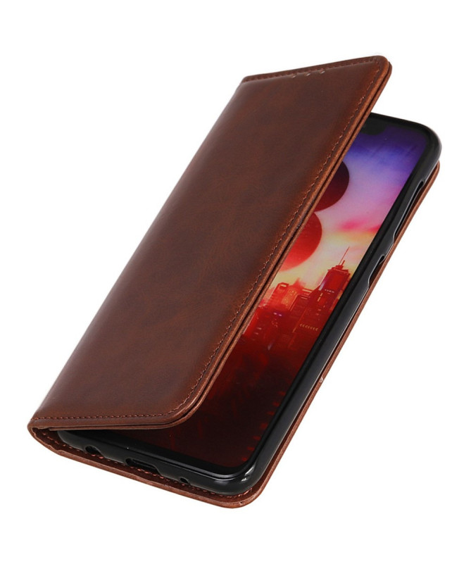 Housse Samsung Galaxy A55 5G Simone Flip simili cuir vieilli