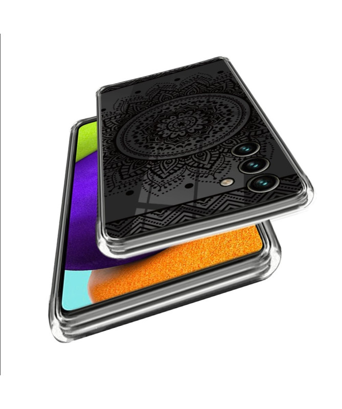 Coque Samsung Galaxy A55 5G Mandala Black