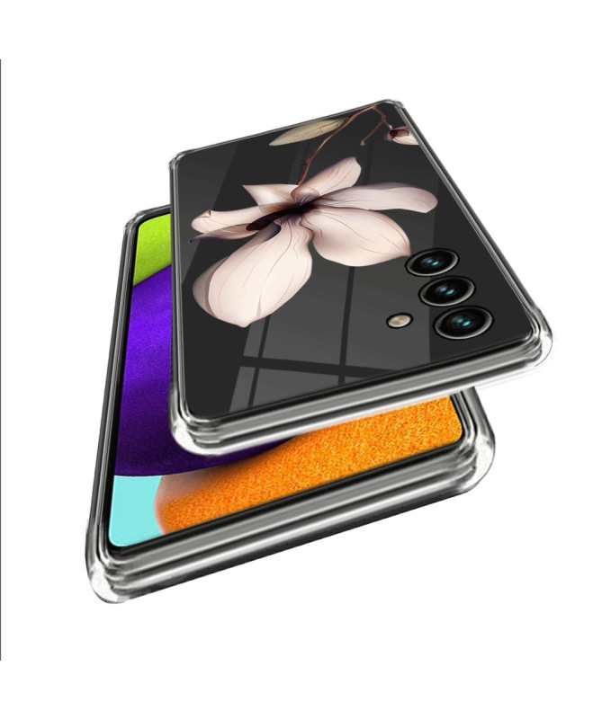 Lotus | Coque Samsung Galaxy A55 5G Transparente