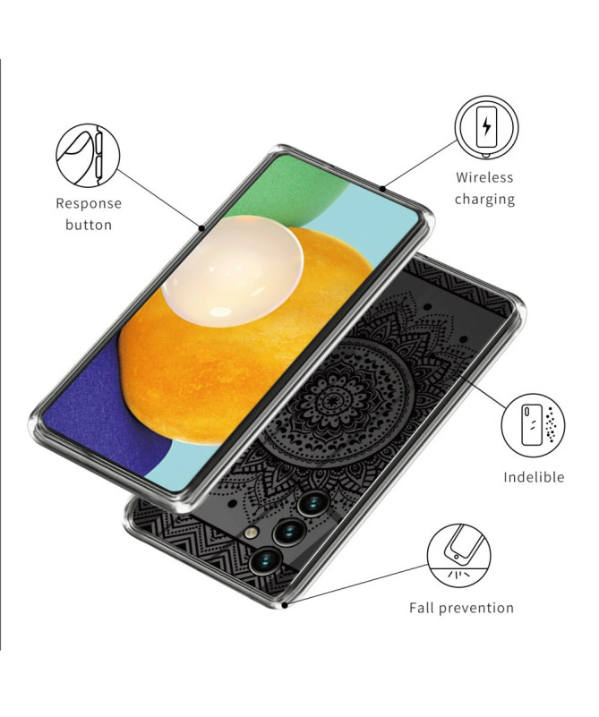 Coque Samsung Galaxy A55 5G Mandala Black