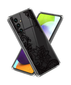 Coque Samsung Galaxy A55 5G fleur dentelle