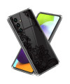Coque Samsung Galaxy A55 5G fleur dentelle