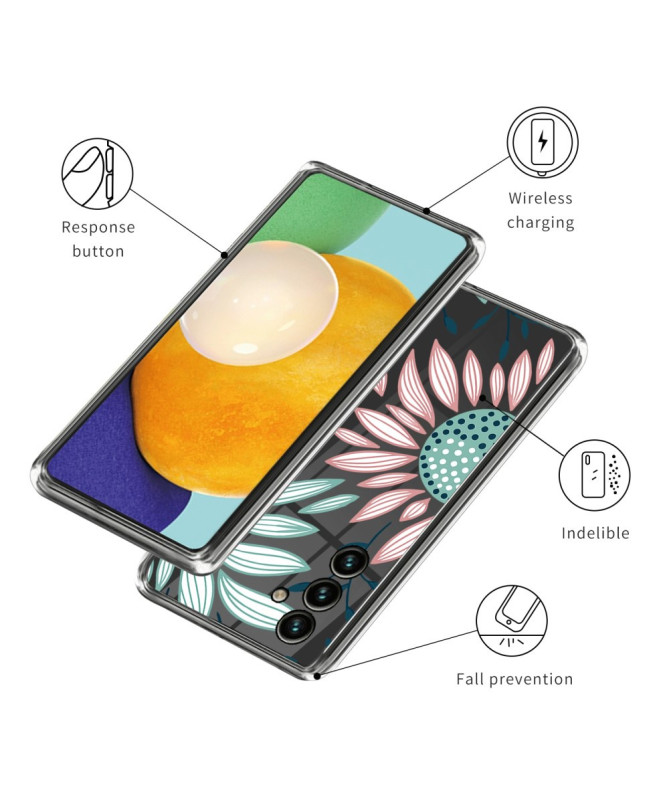 Coque Samsung Galaxy A55 5G Daisy fleurs
