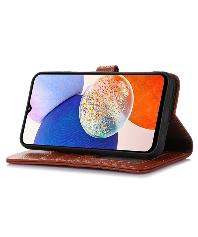 Livia | Housse Cuir Véritable Samsung Galaxy A55 5G