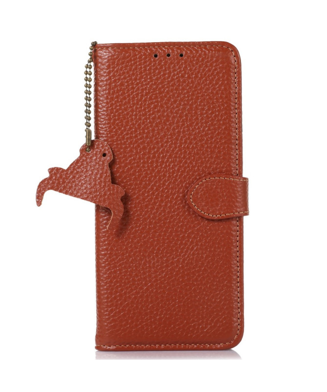 Livia | Housse Cuir Véritable Samsung Galaxy A55 5G