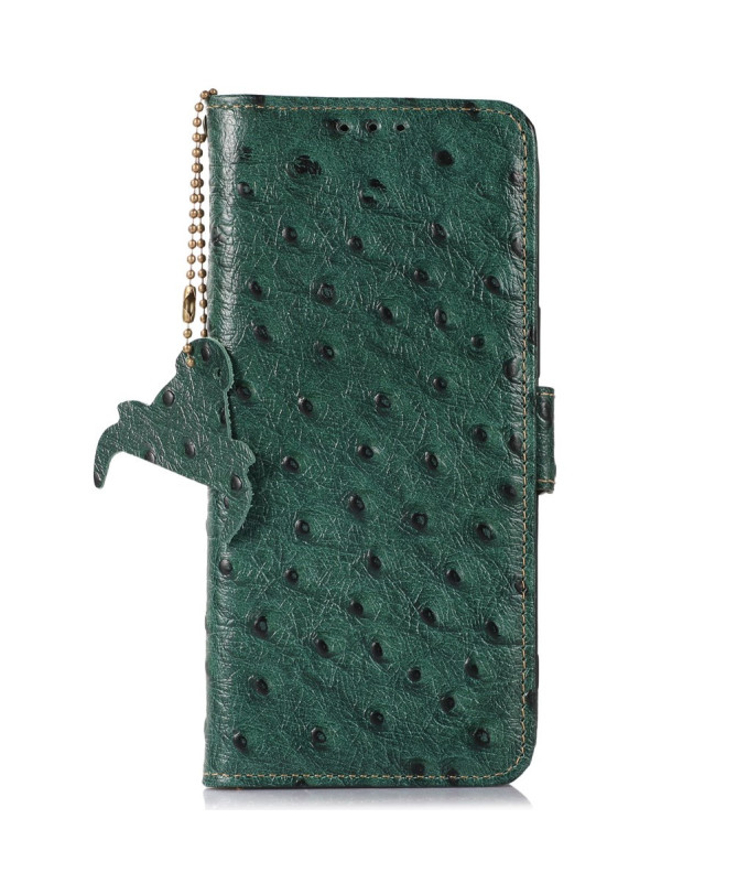 Housse Samsung Galaxy A55 5G Cuir Effet Peau d'Autruche