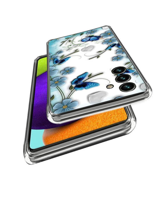 Azure | Coque Papillon Design Galaxy A55 5G