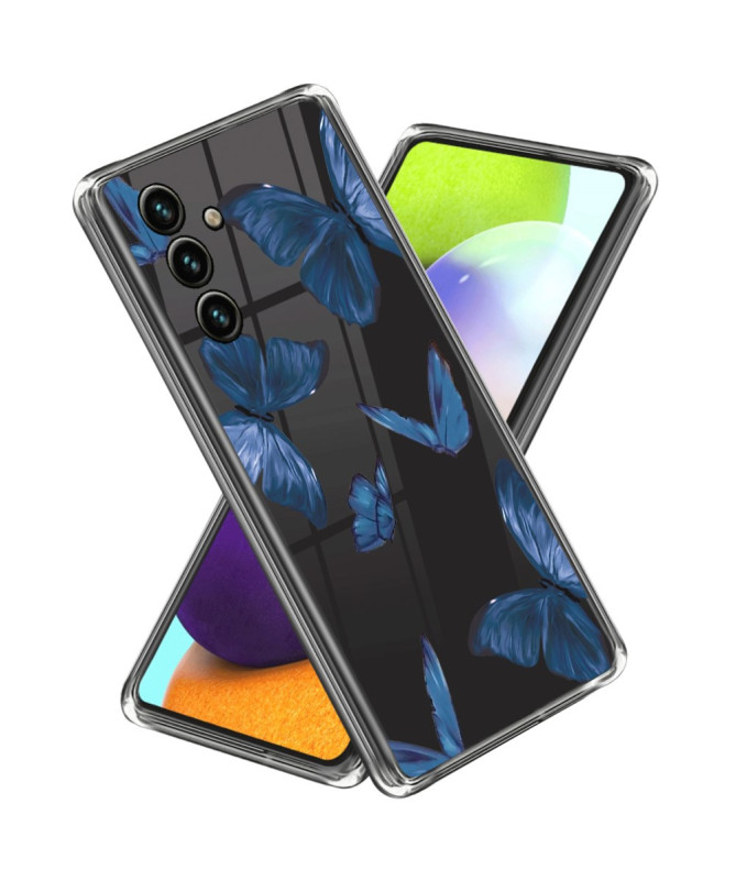 Papillon | Coque Crystal Samsung Galaxy A55 5G