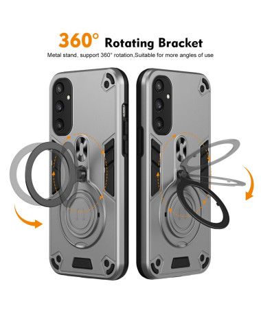 Rotak - Coque Samsung Galaxy A55 5G avec Anneau Rotatif Argent - photo 16