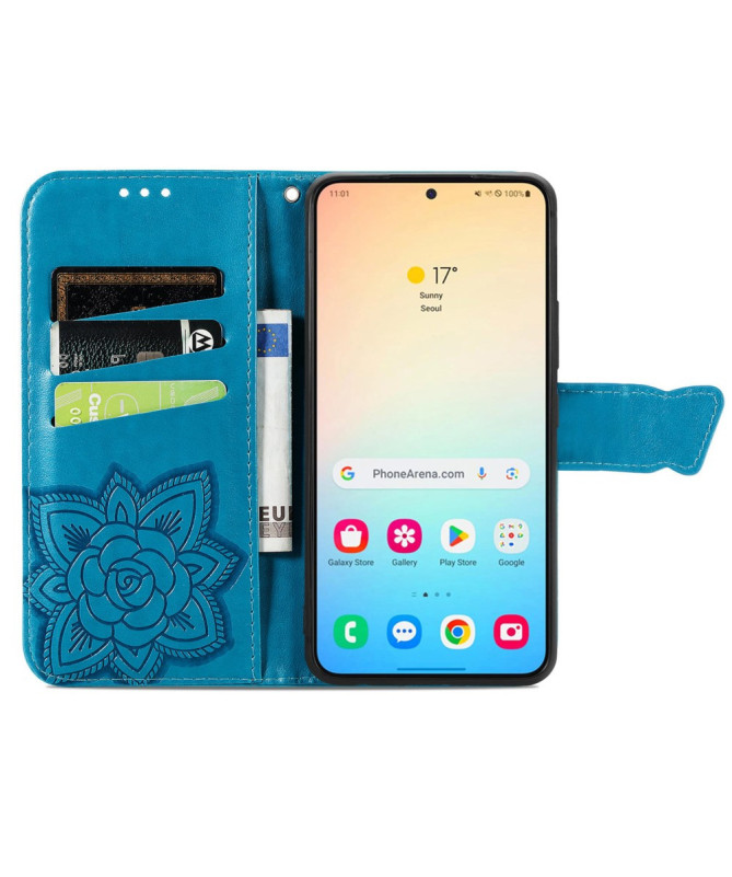 Housse Samsung Galaxy A55 5G Papillon Relief