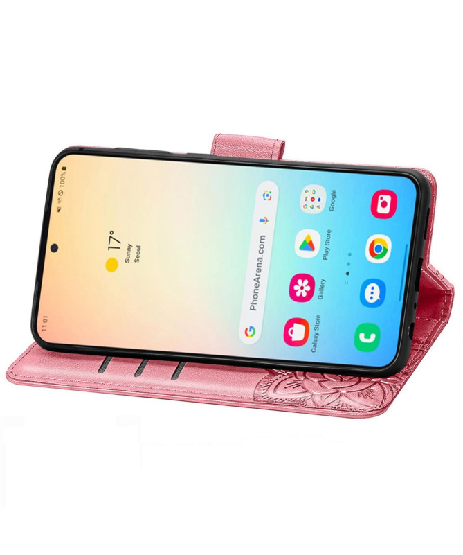 Housse Samsung Galaxy A55 5G Papillon Relief
