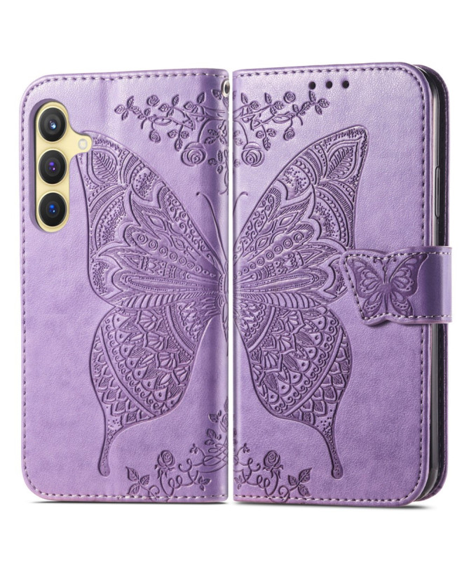 Housse Samsung Galaxy A55 5G Papillon Relief