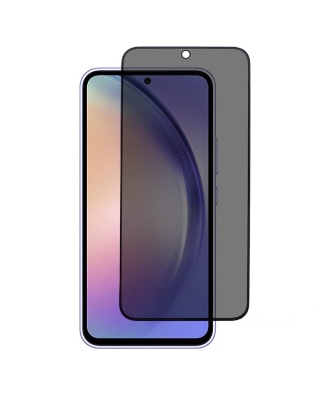 Protection d'écran Samsung Galaxy A55 5G verre trempé et filtre de con