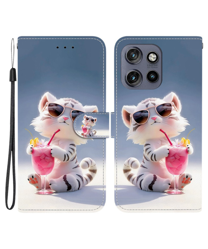 Cool Cat | Housse Motorola Edge 50 Neo Fun & Chic