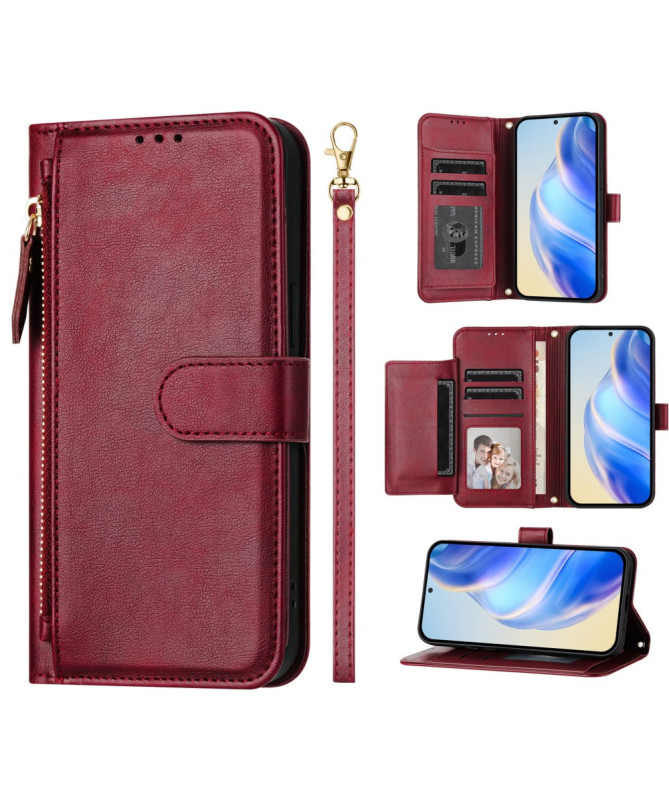 Housse Motorola Edge 50 Neo Porte-Cartes à Lanière