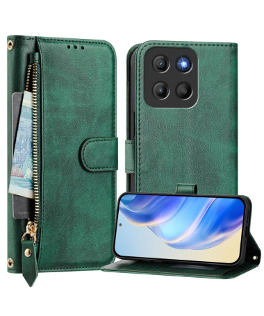 Housse Motorola Edge 50 Neo Porte-Cartes à Lanière Vert foncé - photo 23