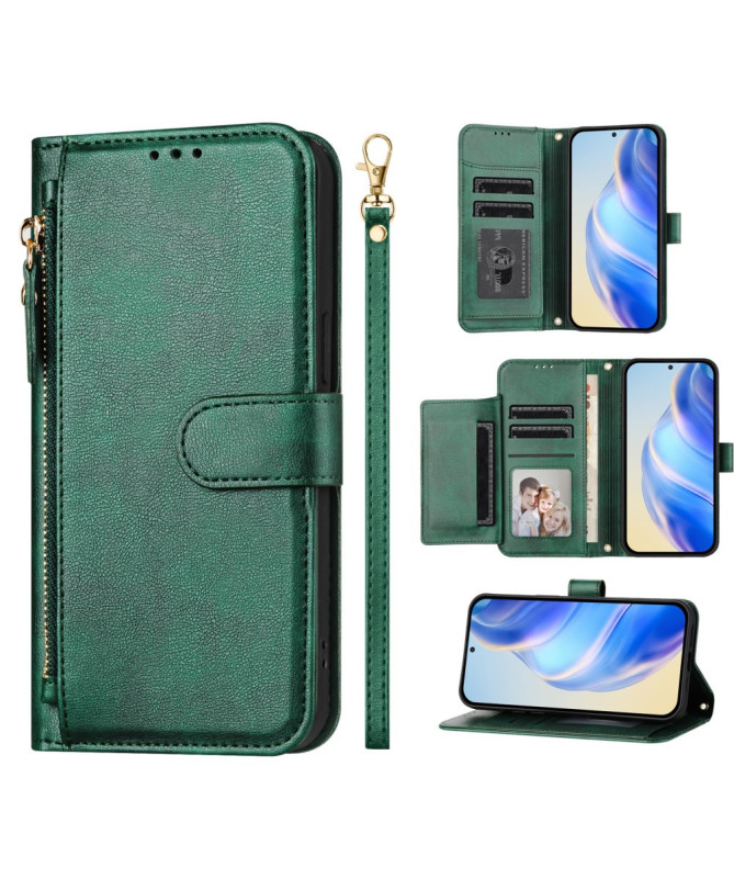 Housse Motorola Edge 50 Neo Porte-Cartes à Lanière