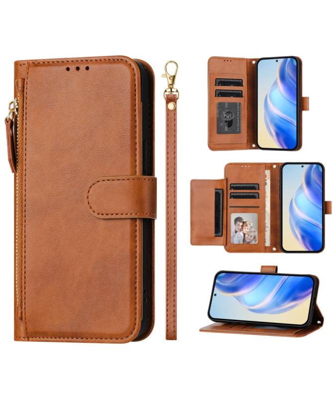Housse Motorola Edge 50 Neo Porte-Cartes à Lanière