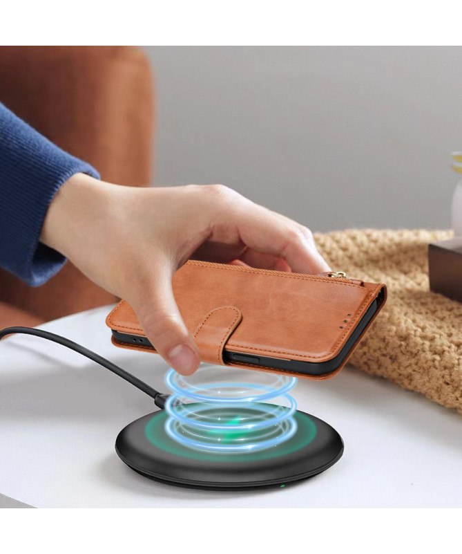 Housse Motorola Edge 50 Neo Porte-Cartes à Lanière