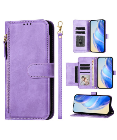 Housse Motorola Edge 50 Neo Porte-Cartes à Lanière Violet - photo 37