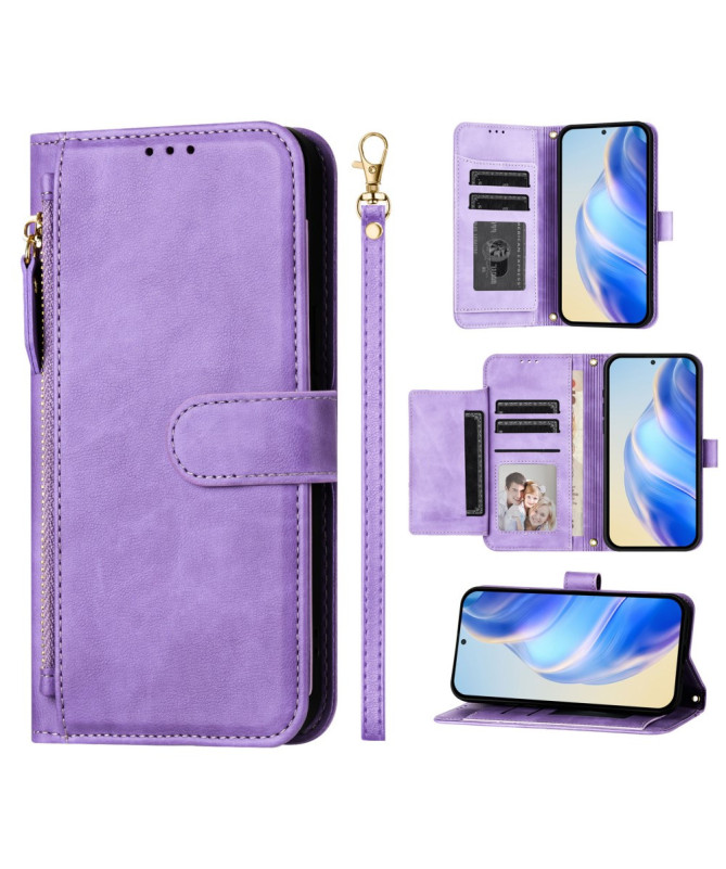 Housse Motorola Edge 50 Neo Porte-Cartes à Lanière