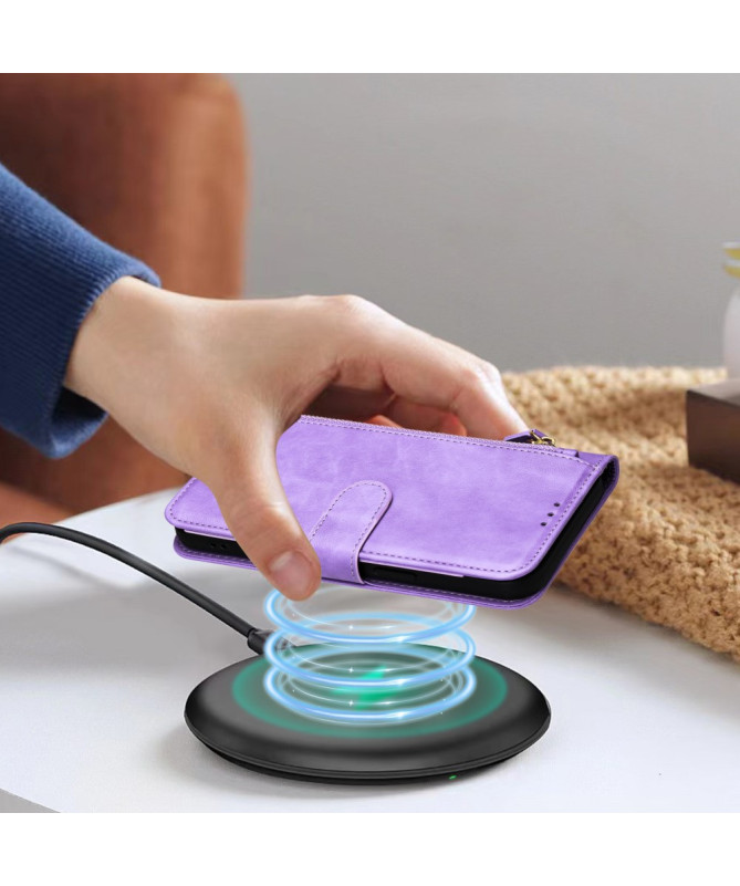 Housse Motorola Edge 50 Neo Porte-Cartes à Lanière