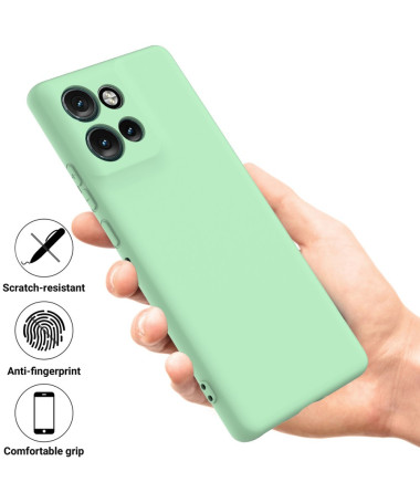 Coque Motorola Edge 50 Neo/60 Neo Puro silicone liquide Vert - photo 8
