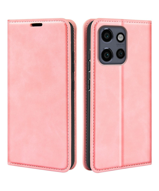 Étui Motorola Edge 50 Neo simili cuir fonction stand