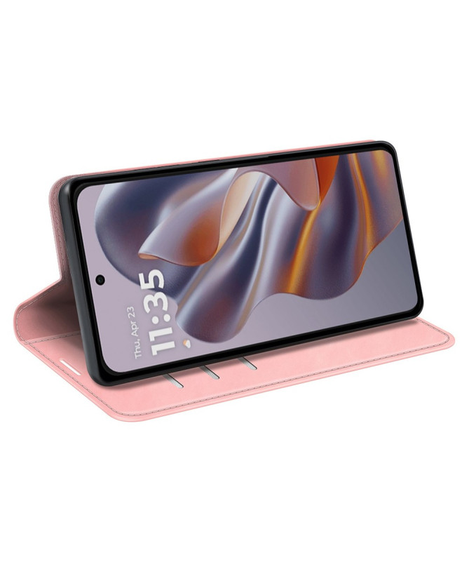 Étui Motorola Edge 50 Neo simili cuir fonction stand