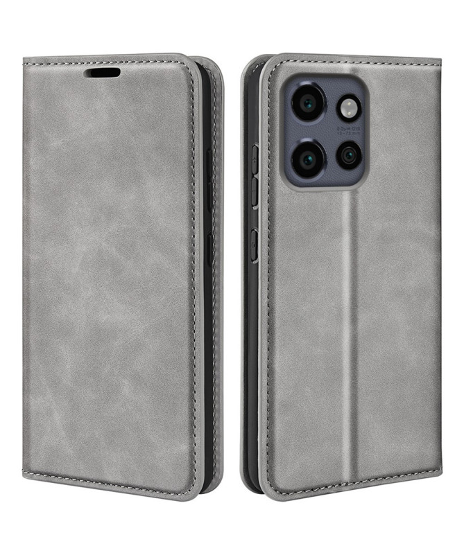 Étui Motorola Edge 50 Neo simili cuir fonction stand
