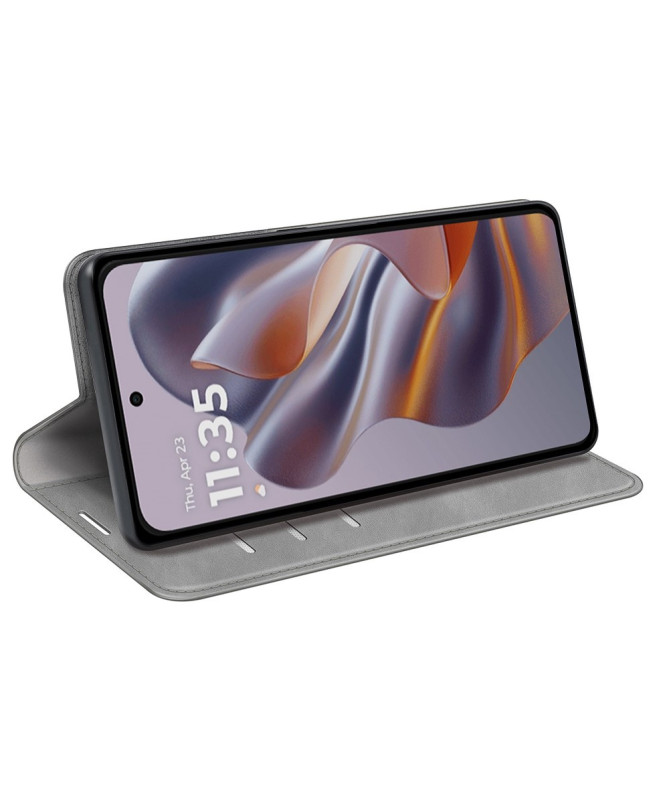 Étui Motorola Edge 50 Neo simili cuir fonction stand
