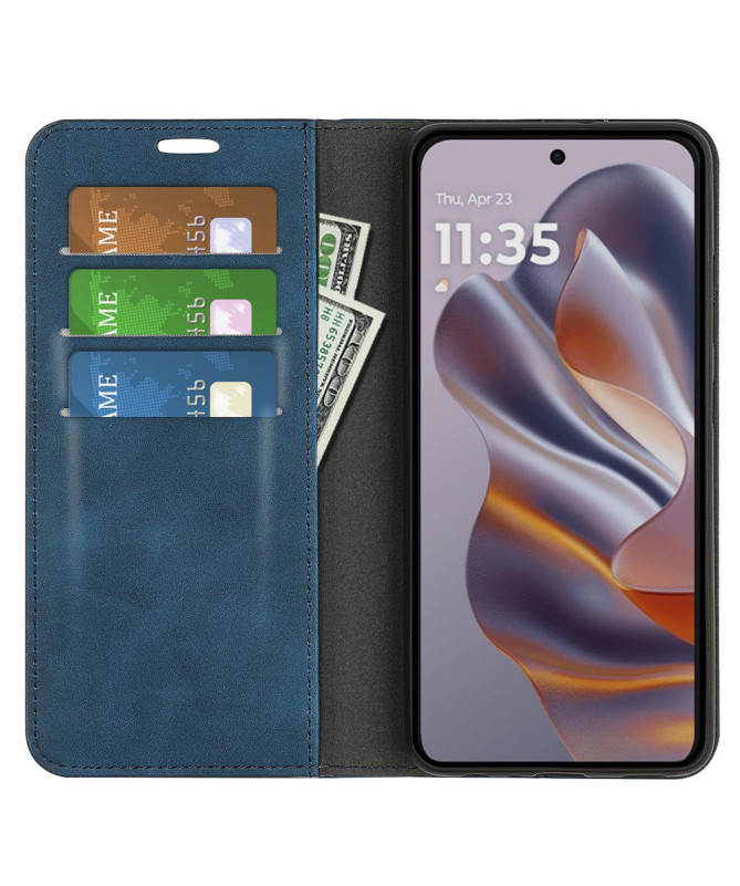 Étui Motorola Edge 50 Neo simili cuir fonction stand