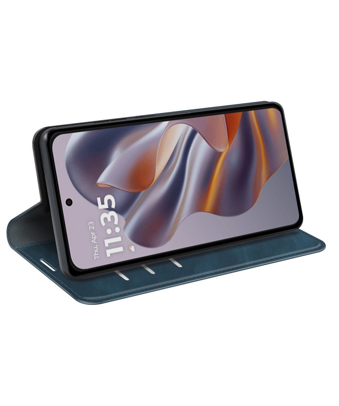 Étui Motorola Edge 50 Neo simili cuir fonction stand