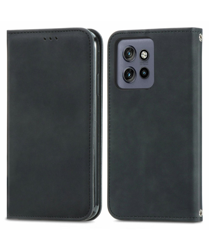 Housse Motorola Edge 60 Neo/50 Neo/ThinkPhone 25 Business Rétro