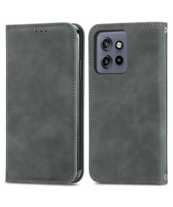 Housse Motorola Edge 60 Neo/50 Neo/ThinkPhone 25 Business Rétro