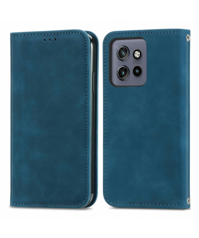 Housse Motorola Edge 60 Neo/50 Neo/ThinkPhone 25 Business Rétro