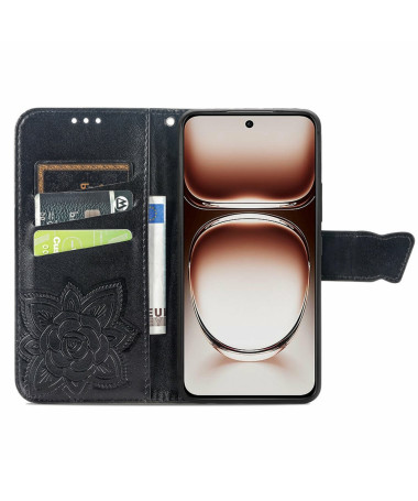 Housse Motorola Edge 50 Neo Papillon Relief Noir - photo 8