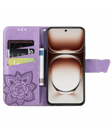 Housse Motorola Edge 50 Neo Papillon Relief Violet clair - photo 20