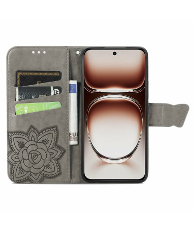 Housse Motorola Edge 50 Neo Papillon Relief Gris Foncé - photo 28
