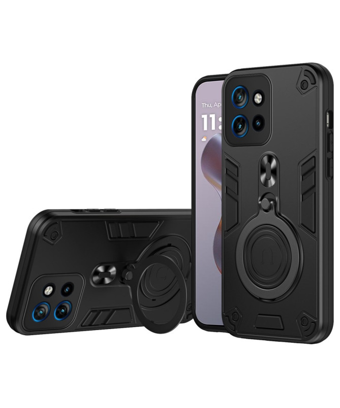 Rotak - Coque Motorola Edge 50 Neo avec Anneau Rotatif